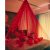 Hemito 6 Pc Tent Romantic Decoration Set Backdrop Curtain Led Light Self Adessive Hook With Ribbon