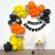 42 Pc Black Happy Birthday Banner 36 Pc Premium Yellow Metallic Balloons 5 Silver Chrome Balloons for Boys