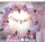 60 pc – Pink Purple Pastel Balloons Combo with Birthday Banner, Arc, Glue Dot for Girls