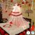 Hemito 46 Pc Happy Anniversary Decoration Combo with LED Light, Back Drop Curtain & Red Heart