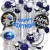 67 Pc Space Theme Birthday Decoration Kit for Boys Space Birthday Supplies Metallic Balloon, Banner,Star